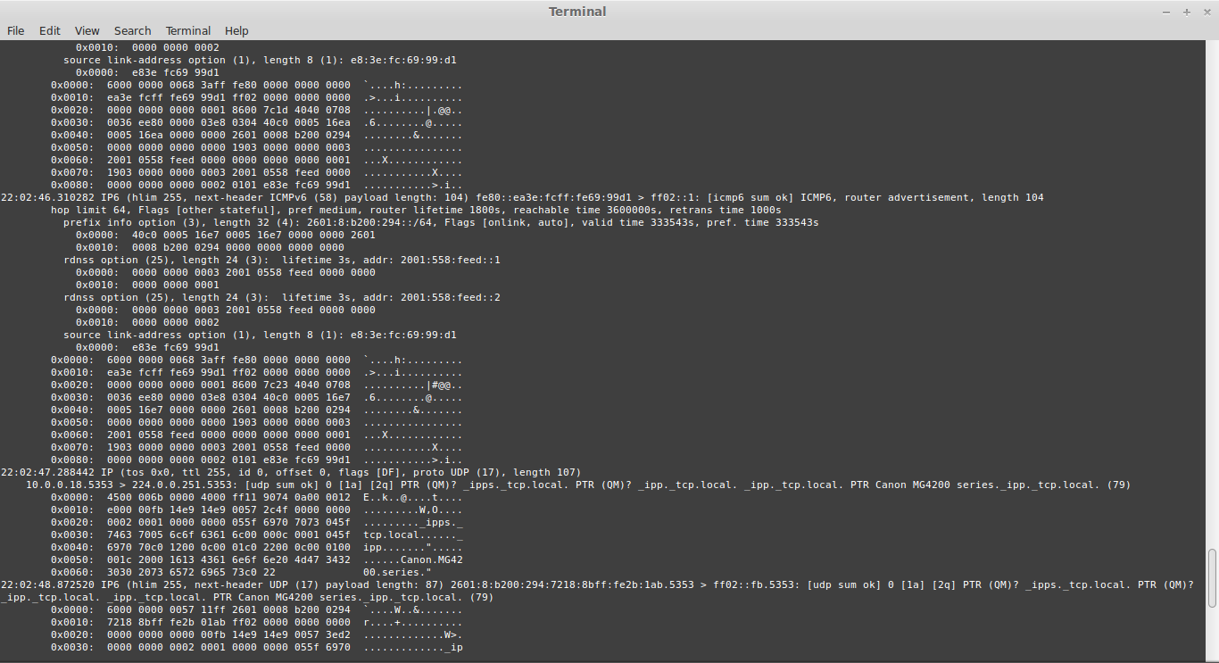 Аналог tcpdump для windows